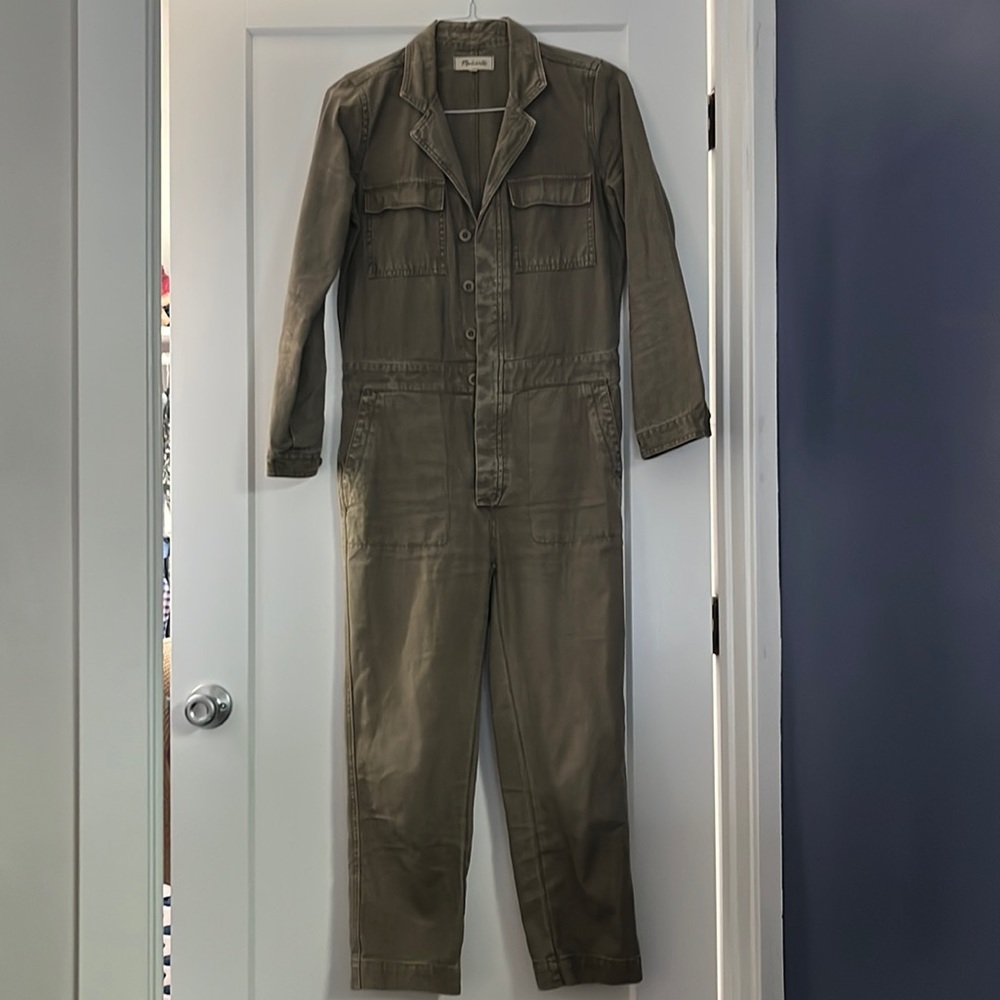 Madewell Olive Jumpsuit